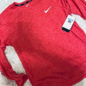 Nike Red Long Sleeve Shirt